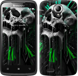 

Чохол Череп-годинник на Lenovo S820 352774