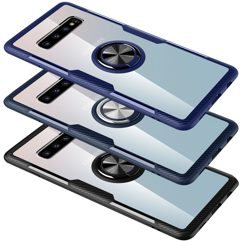 TPU+PC чехол Deen CrystalRing for Magnet (opp) для Samsung Galaxy S10+