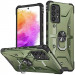 Ударостійкий чохол Pathfinder Ring на Samsung Galaxy A13 4G / A23 4G / M13 4G / M23 5G / A04s (Зелений / Army Green)