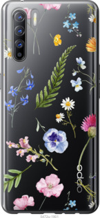 

Чехол Цветочный фон v2 для Oppo Reno 3 1440469