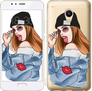 

Чехол Девушка v3 для Meizu M5s 843022