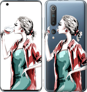 

Чехол Девушка с бокалом для Xiaomi Mi 10 Pro 920046