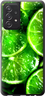 Чехол Зелёные дольки лимона для Samsung Galaxy A52s 5G A528B