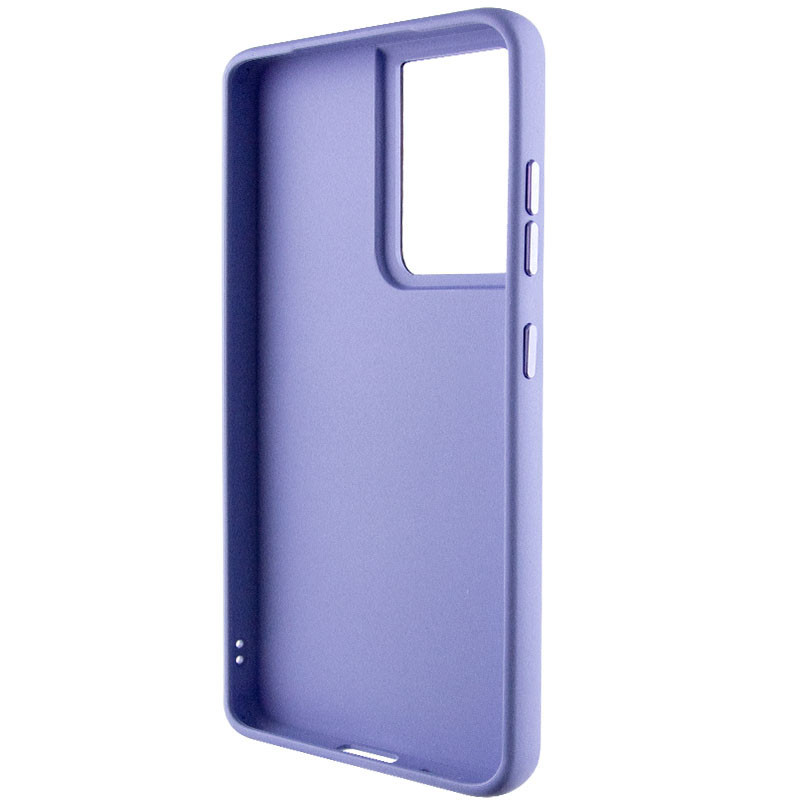 Купить TPU чехол Bonbon Metal Style with Magnetic safe для Samsung Galaxy S21 Ultra (Сиреневый / Dasheen) на vchehle.ua