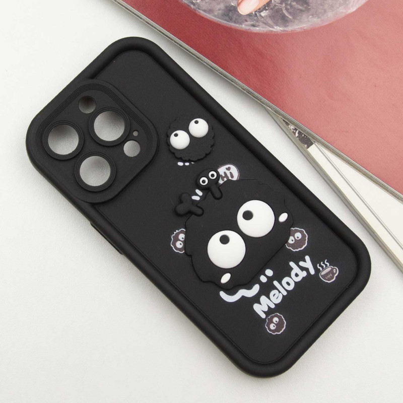 Фото Чехол TPU Toys Case для Apple iPhone 15 Pro (6.1") (Black / Melody) на vchehle.ua