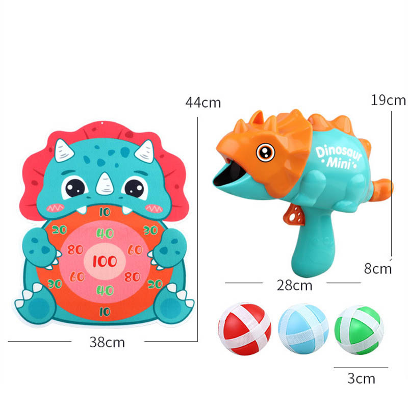 Фото Интерактивная игра Dinosaur Athletics Gun на липучках + мишень (Green) на vchehle.ua