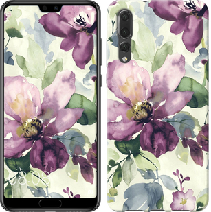 

Чехол Цветы акварелью для Huawei P20 Pro 631985
