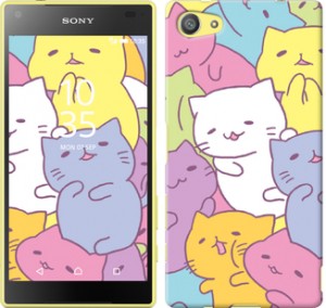 Чехол Котики для Sony Xperia Z5 Compact E5823