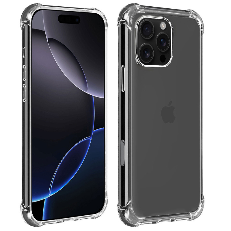 TPU чохол Epic Ease з посиленими кутами на Apple iPhone 16 Pro Max (6.9") (Безбарвний (прозорий))