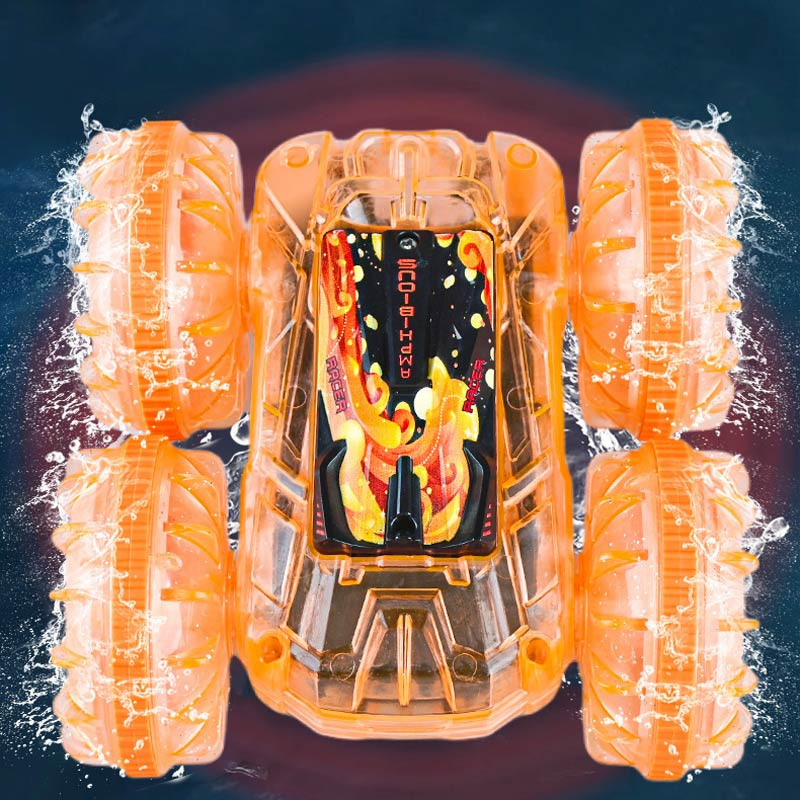 Фото Машинка-амфибия на радиоуправлении YL-103 2.4G (Transparent orange) на vchehle.ua