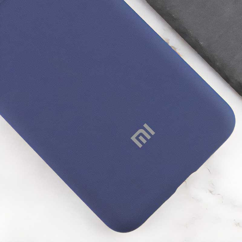 Фото Чехол Silicone Cover Lakshmi (AAA) with Logo для Xiaomi Poco X6 / Note 13 Pro 5G (Темно-синий / Midnight blue) в магазине vchehle.ua