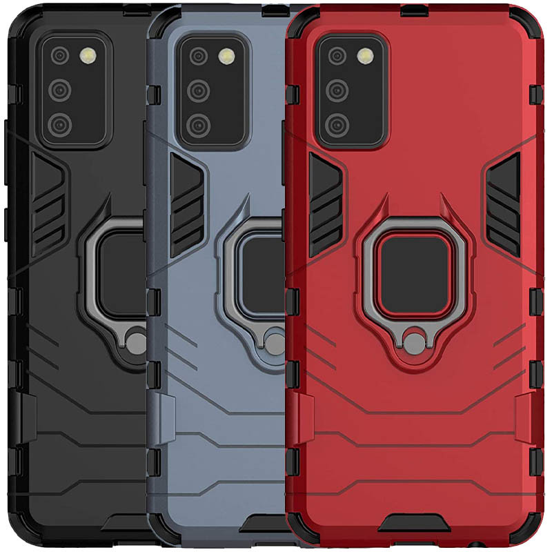 Ударопрочный чехол Transformer Ring for Magnet для Samsung Galaxy A03s