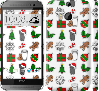

Чехол Новогодний 16 для HTC One M8 818911