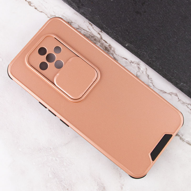 TPU+PC чехол Lens series для TECNO Spark 6 (Rose Gold) в магазине vchehle.ua