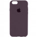 Чехол Silicone Case Full Protective (AA) для Apple iPhone 6/6s (4.7") (Фиолетовый / Elderberry)
