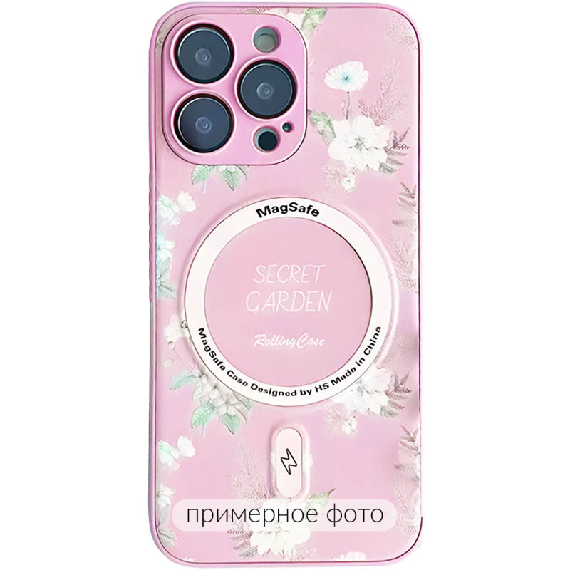 TPU+PC чехол Secret with Magnetic Safe для Apple iPhone 16 (6.1") (Pink)