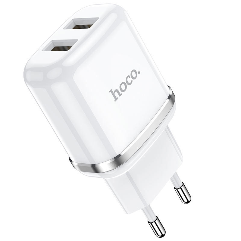 

МЗП Hoco N4 (2USB / 2.4A) (Білий) 1174989