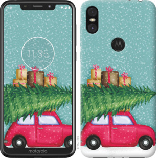 

Чехол Машина с подарками для Motorola One 867785
