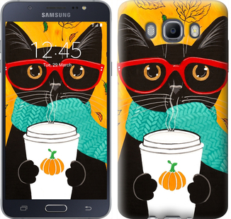 

Чохол Осінній кіт на Samsung Galaxy J7 (2016) J710F 580872