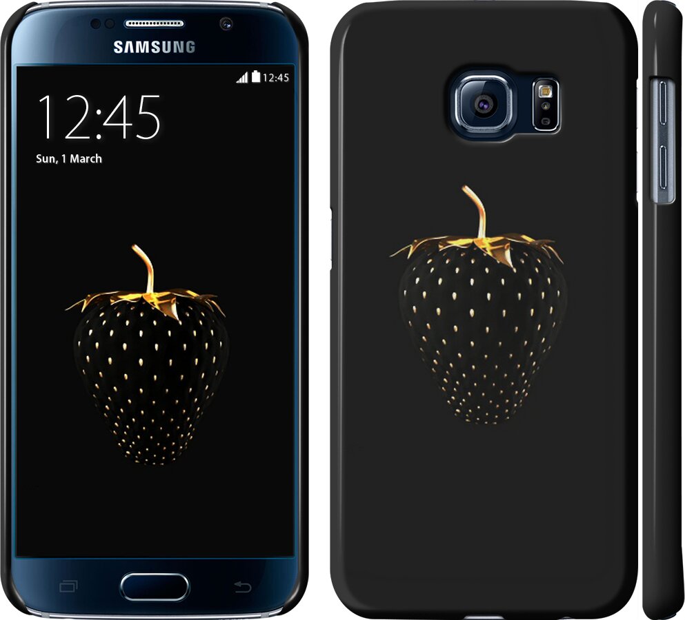 

Чехол Черная клубника для Samsung Galaxy S6 G920 97728
