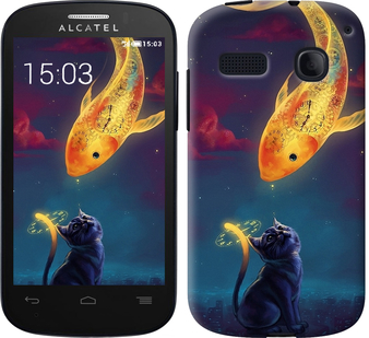 

Чехол Кошкин сон для Alcatel One Touch Pop C3 4033D 157530