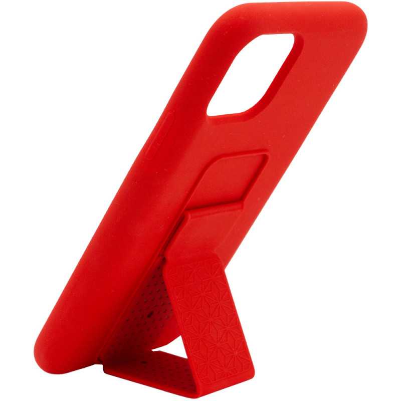 Фото Чехол Silicone Case Hand Holder для Apple iPhone 11 Pro (5.8") (Красный / Red) на vchehle.ua