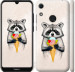 Чехол Енотик с мороженым для Huawei Y6s