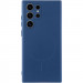 Чехол Silicone Cover Lakshmi Full Camera (AA) with MagFit для Samsung Galaxy S25 Ultra (Синий / Navy Blue)