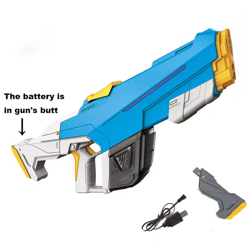 Фото Водный аккумуляторный автомат Water Gun 2307 (650ml) with lithium battery (Blue) на vchehle.ua