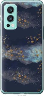 

Чехол Ночь золотые звезды для OnePlus Nord 2 1406568