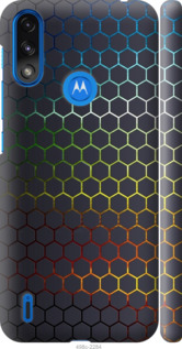 

Чехол Переливающиеся соты для Motorola E7 Power 1575260