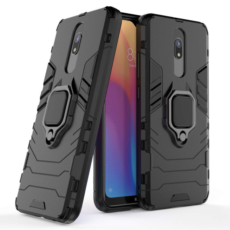 Ударостійкий чохол Transformer Ring for Magnet на Xiaomi Redmi 8 / 8A (Чорний / Soul Black)