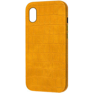 Шкіряний чохол Croco Leather для iPhone XS (5.8")