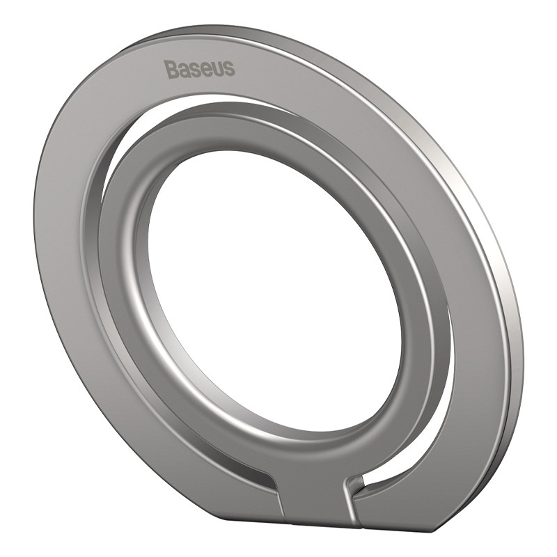 Фото Держатель для телефона Baseus Halo Series Foldable Metal Ring (Single ring) (SUCH00001) (Silver) на vchehle.ua