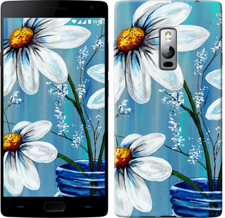 

Чехол Красивые арт-ромашки для OnePlus 2 324634