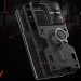 Купити TPU+PC чохол Nillkin CamShield Armor no logo (шторка на камеру) на Samsung Galaxy S22 Ultra (Дефект упаковки / Чорний) на vchehle.ua