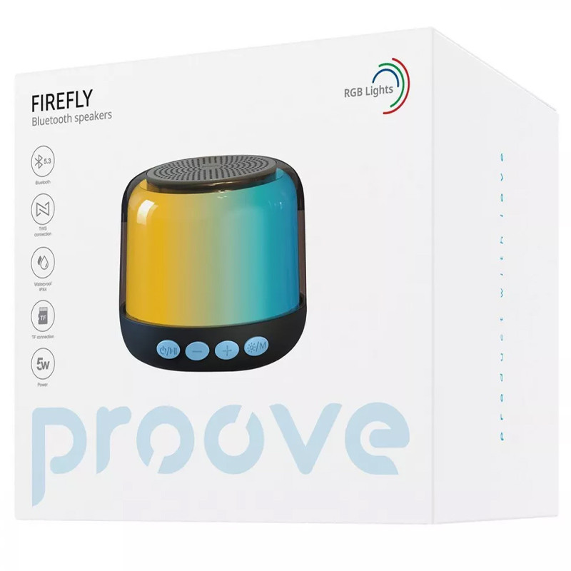 Купить Bluetooth Колонка Proove Firefly 5W (Black) на vchehle.ua