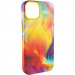 Фото Шкіряний чохол Colour Splash with Magnetic Safe на Apple iPhone 12 Pro Max (6.7") (Yellow / Red) на vchehle.ua