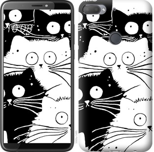 

Чехол Коты v2 для HTC Desire 12 Plus 667757