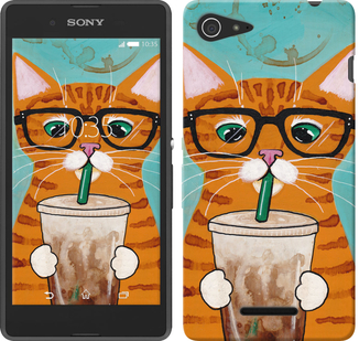 

Чохол Зеленоокий кіт в окулярах на Sony Xperia E3 D2202 625324