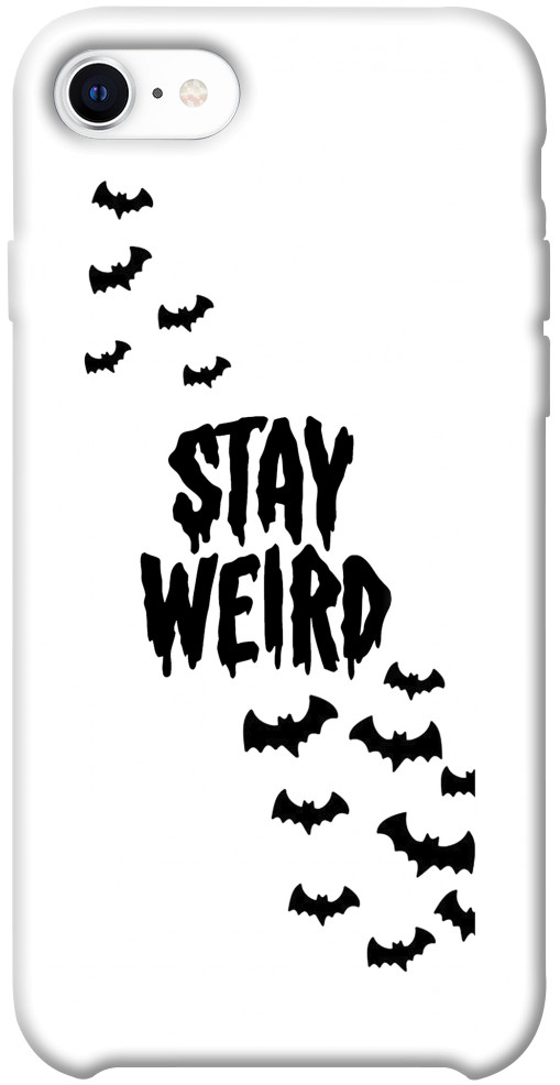Чехол Stay Weird для iPhone SE (2020)