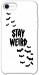 Чехол Stay Weird для iPhone SE (2020)