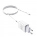 МЗП HOCO C81A (1USB/2.1A) + Ligthning (Білий) в магазині vchehle.ua