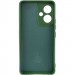 Фото Чехол Silicone Cover Lakshmi Full Camera (AA) для Xiaomi Redmi 13 4G / Poco M6 4G (Зеленый / Dark green) на vchehle.ua