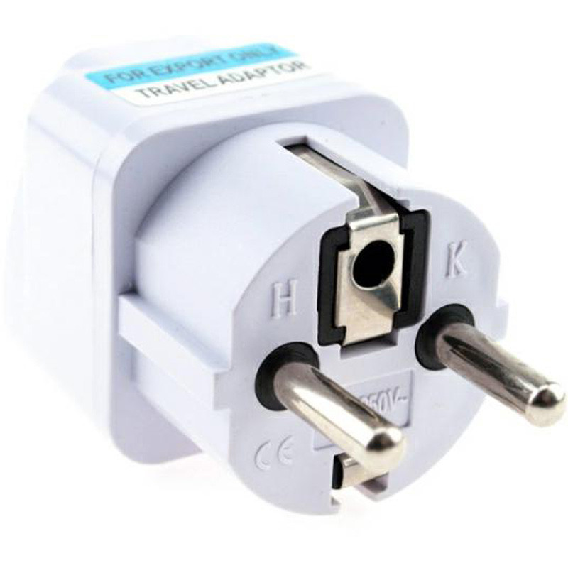

Мережевий перехідник US to EU (Travel Adaptor) (Білий) 444620