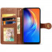 Фото Кожаный чехол-книжка GETMAN Gallant (PU) для Samsung Galaxy A06 (Коричневый) на vchehle.ua