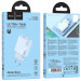 СЗУ Hoco C142A Direct PD20W+QC3.0 (1USB-A/1C) (Blue) в магазине vchehle.ua