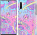 Чехол Розовая галактика для Samsung Galaxy Note 10 Plus
