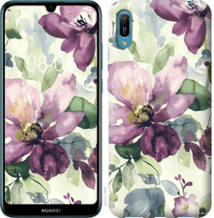 

Чохол Квіти аквареллю на Huawei Y6 2019 710173