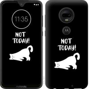 

Чехол Уставший кот для Motorola Moto G7 Plus 874576